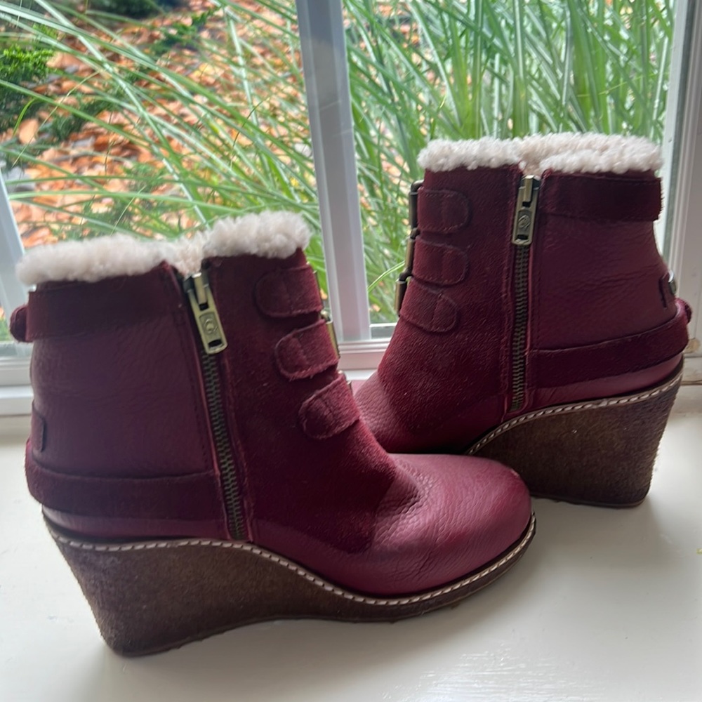 Australia Luxe Collective Monk Wedge Boots Women’s 7M